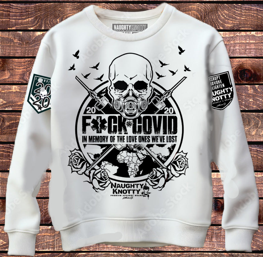 Fk Covid Sweatshirt White