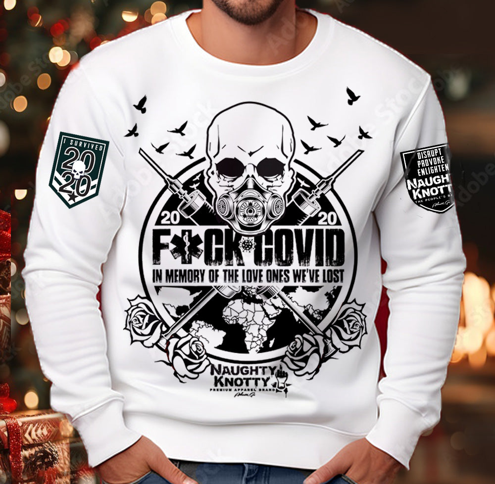 Fk Covid Sweatshirt White